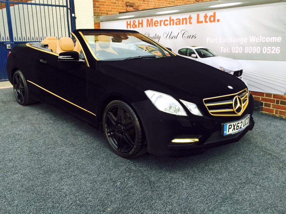 mercedes benz h and h marchent  black amazing